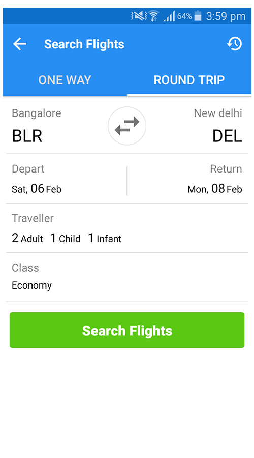 Travel App Development for an OTA screenshot 1
