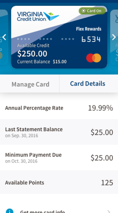 Virginia Credit Union screenshot 1
