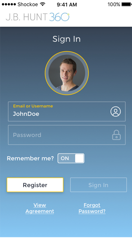 J. B. Hunt screenshot 3