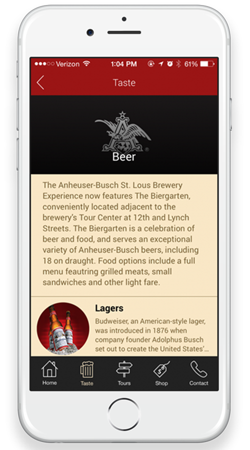 Anheuser-Busch screenshot 2