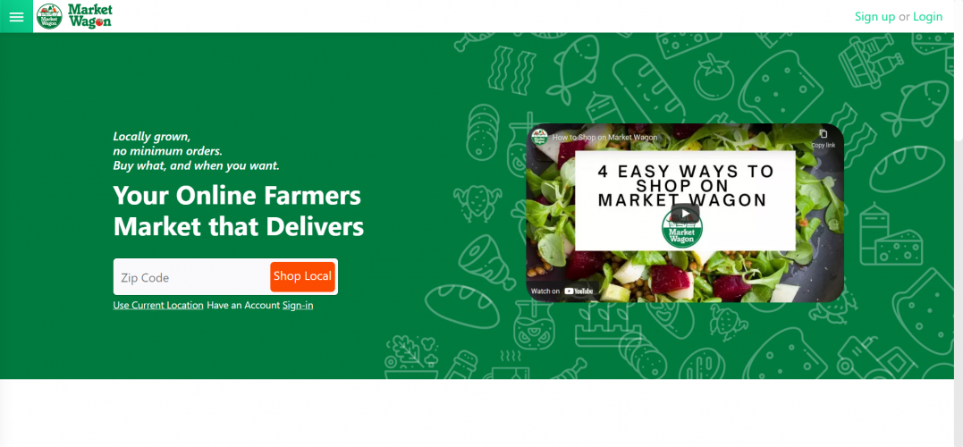 Market Wagon: E-commerce Food Delivery screenshot 1