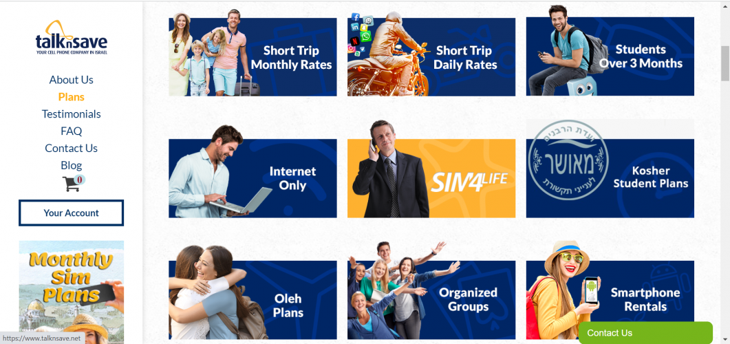 TalknSave: Your Cellphone company in Israel screenshot 1