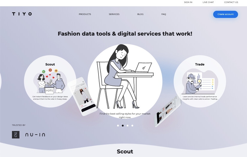 Fashion data app & digital services screenshot 1