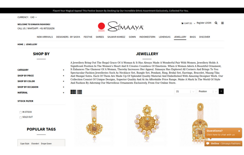 Simaaya Fashions screenshot 2