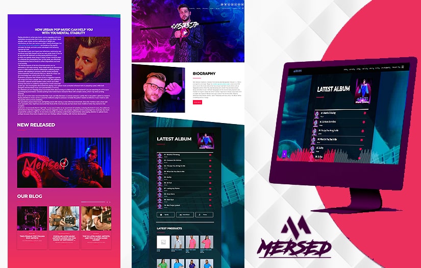 Custom Website Designing & Development - Mobile App Development - Social Media Marketing - Search Engine Optimization - Youtube Marketing - Branding - Website Maintenance  |||  Mersed Imamovic - Songwriter and Singer screenshot 1