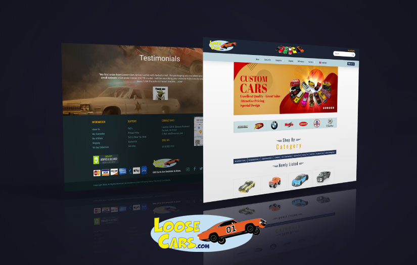 Custom E-Commerce Website Development - Website Maintenance - Custom Website Designing - Branding  |||  Loose Cars screenshot 2