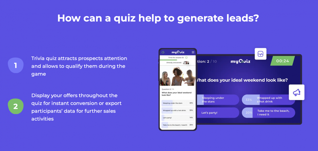 myQuiz — an audience engagement platform screenshot 3