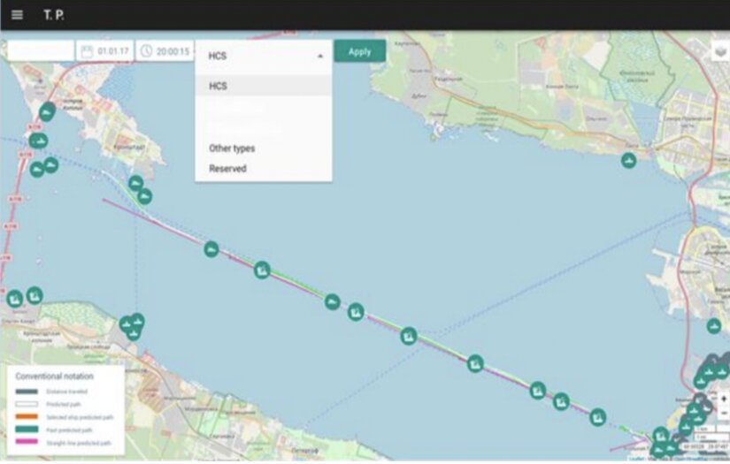 AI-based track predictor screenshot 1