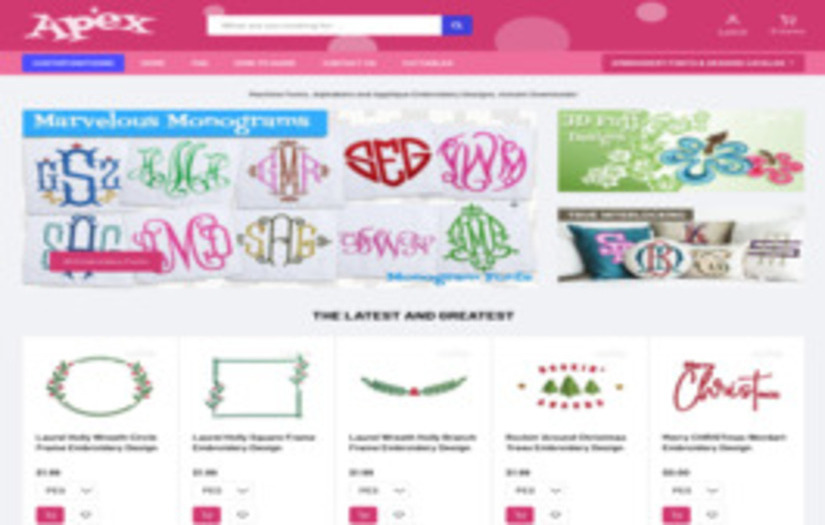 Apex Embroidery Design screenshot 1