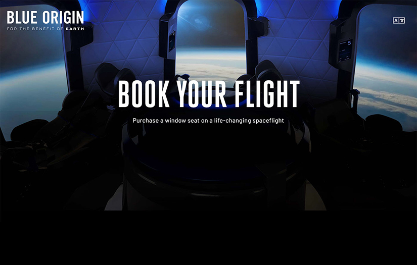 Blue Origin Static Websites screenshot 1