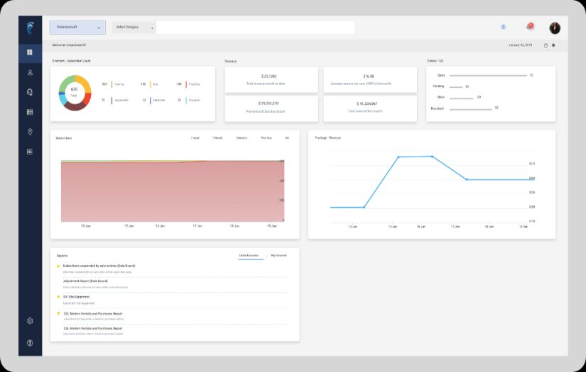 VISP ISP Billing Application screenshot 1