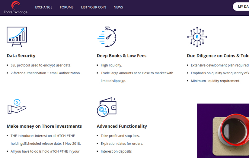 Cryptocurrency trading platform screenshot 3