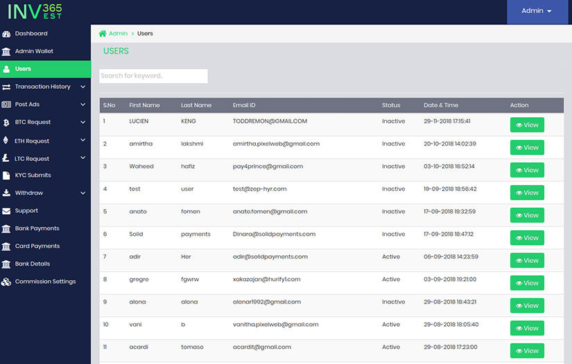 Cryptocurrency Wallet application screenshot 4