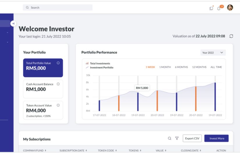 Securities Tokenize screenshot 2