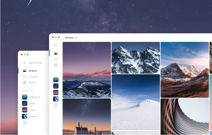 Collect Inspiration for Desktop and Mobile Apps screenshot 1