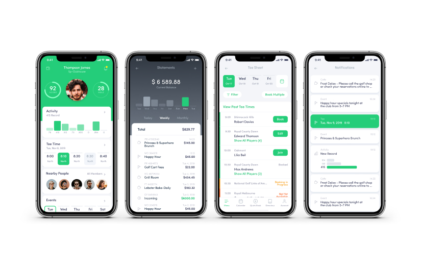 Smarter Golf Club SaaS Platform screenshot 1