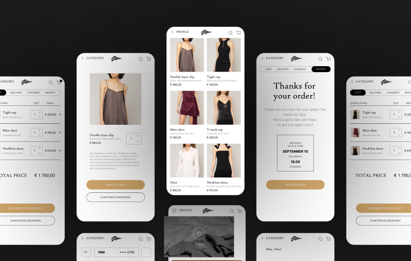 Insta-Friendly Design for a Fashion Shop screenshot 1