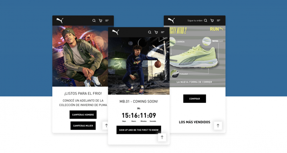 PUMA goes for headless PWA in 3 key markets screenshot 1