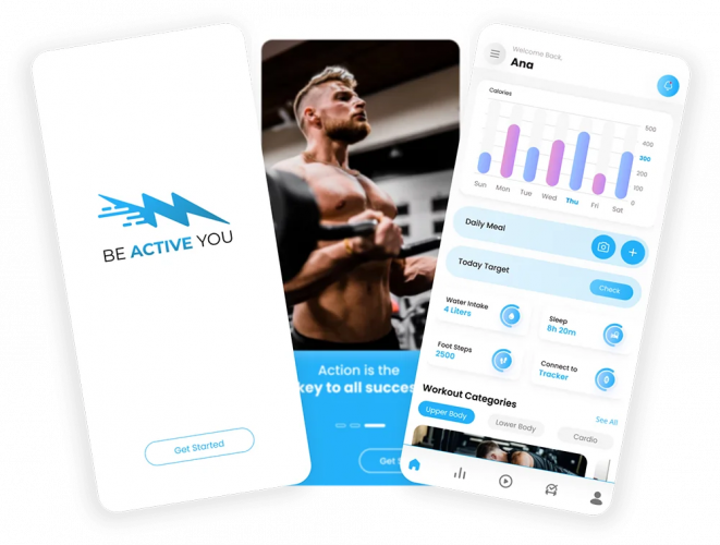 Fitness Application and Website Development - Be Active You screenshot 1