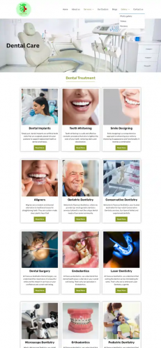 Multi-Speciality Hospital Website Development - Facevue screenshot 2