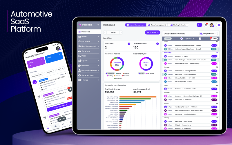 Event & Fleet Management Platform screenshot 1
