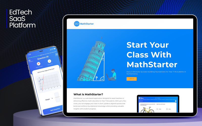 EdTech SaaS Platform screenshot 1