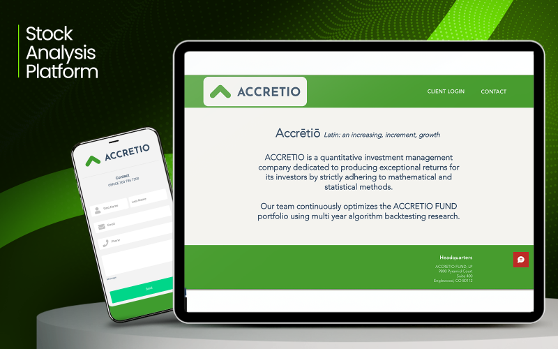 Investment and Trading Analytics Platform screenshot 1