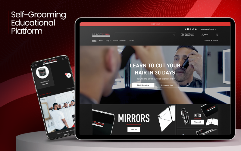 Self-Grooming Educational Platform screenshot 1