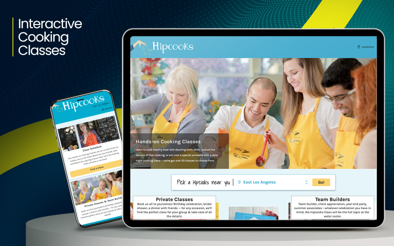 Interactive Cooking Classes Platform screenshot 1