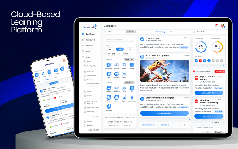 Cloud-Based Learning Platform screenshot 1