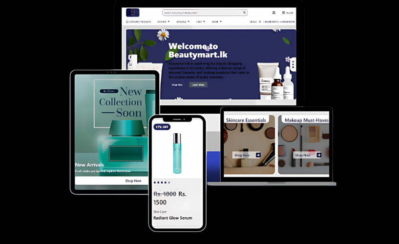 Beautymart.lk screenshot 1