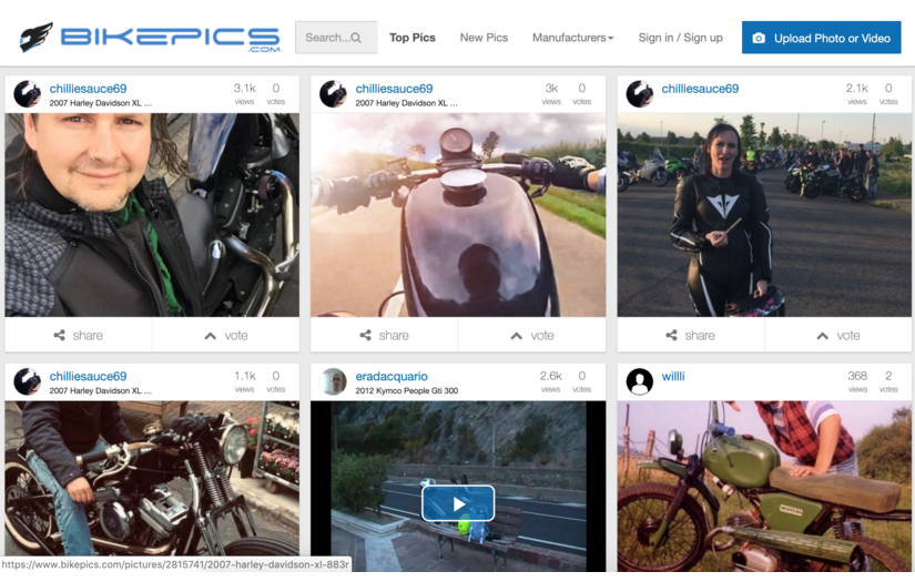 Bikepics screenshot 1
