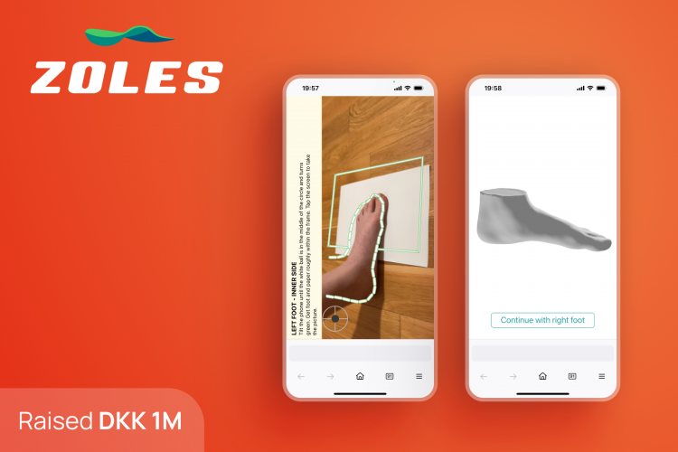 Digitizing an in-person measurement taking and ordering experience for remote orders with an app screenshot 1