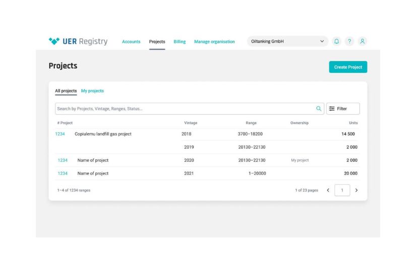 Ariadne Climate Registry | Product Design Case Study screenshot 1