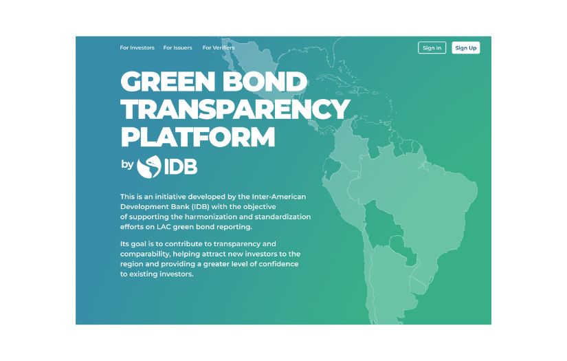 Green Bonds | Transparency Platform Design screenshot 1