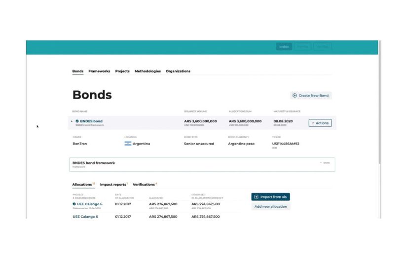 Green Bonds | Transparency Platform Design screenshot 2
