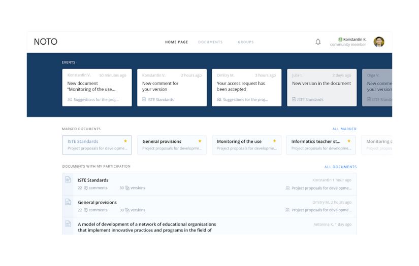 Design and development of NOTO Expert screenshot 2