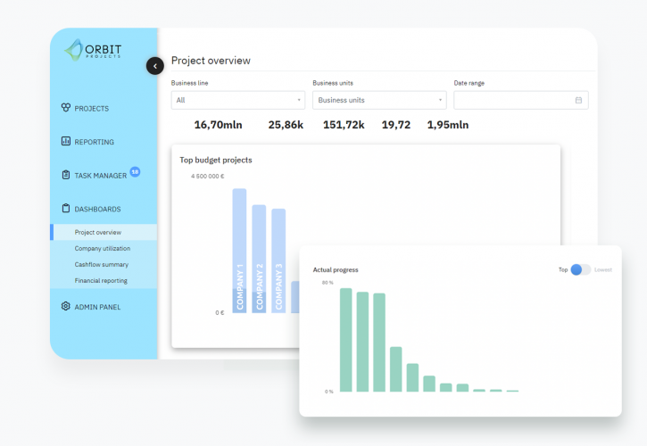 Project management tool for engineering company screenshot 1