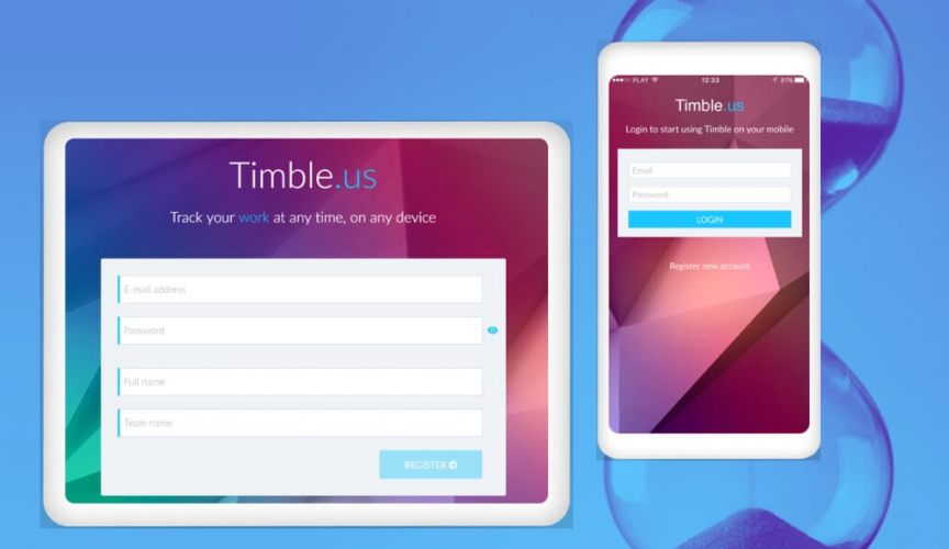 Time tracking app for IT project management screenshot 1