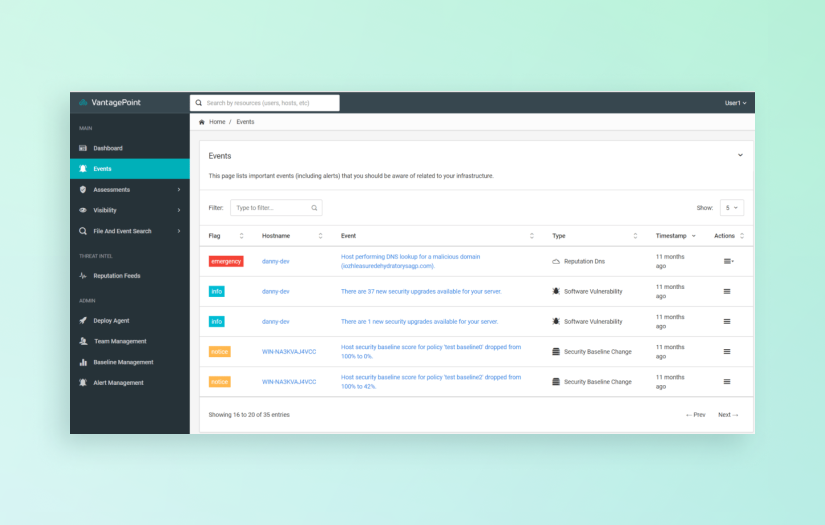 VantagePoint screenshot 1