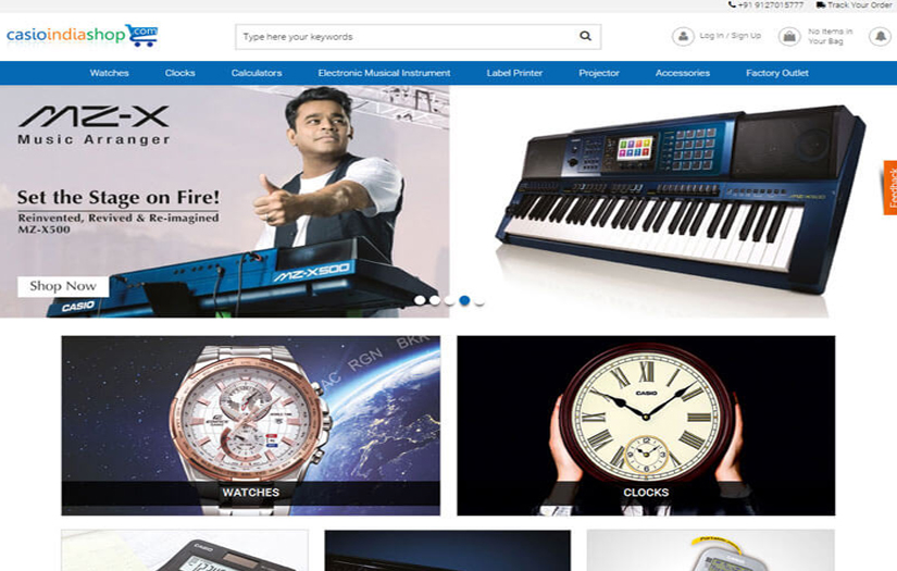 CasioIndiaShop screenshot 1