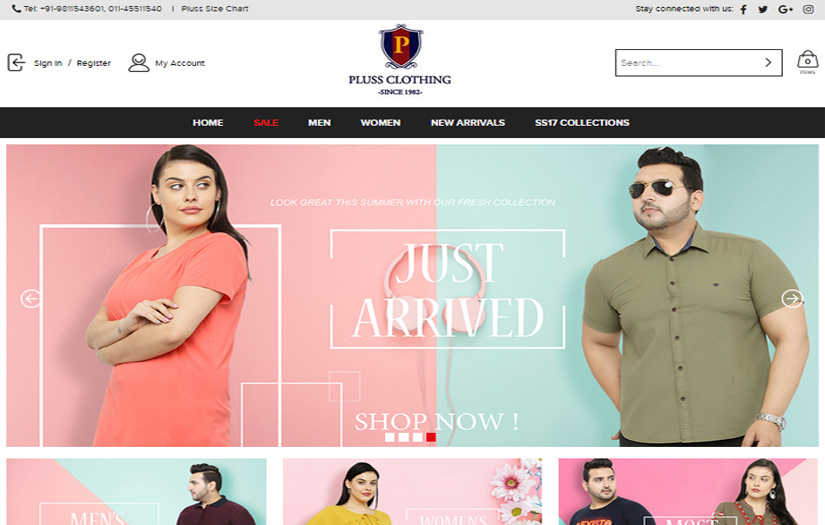 Pluss Clothing screenshot 1