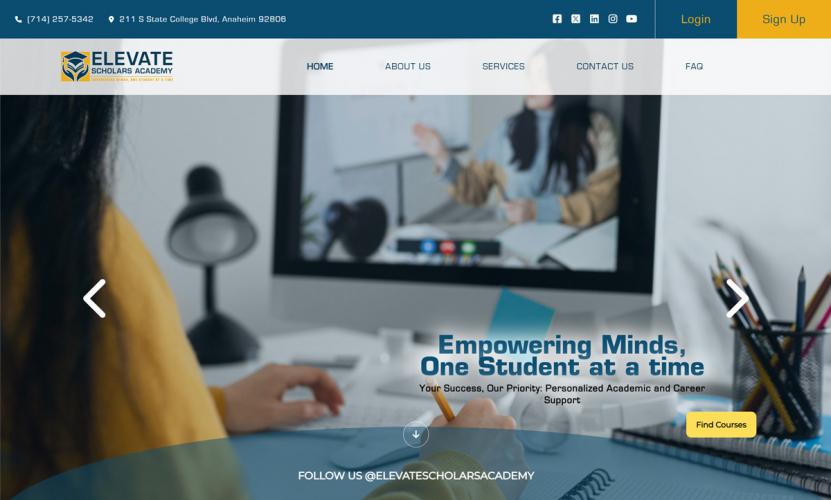 Elevate Scholars Academy screenshot 1