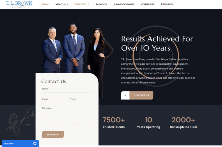 T.L. Brown Law Firm screenshot 1