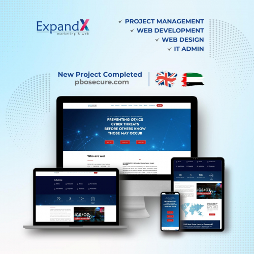 Web Development, Digital Strategy & Brand Management for a Cybersecurity Company of a UK/Dubai-based client screenshot 1