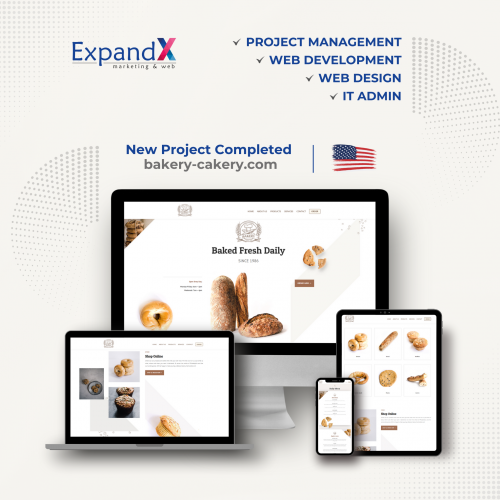 Web Development, Digital Strategy & Brand Management for a USA-based Bakery Business screenshot 1
