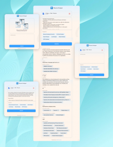 Resume Analyzer screenshot 1
