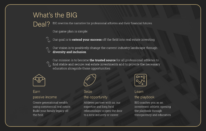 BIG. Web development screenshot 2