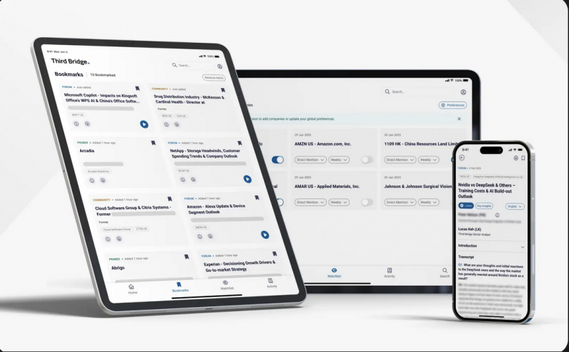 UX/UI Design for The Third Bridge  screenshot 1
