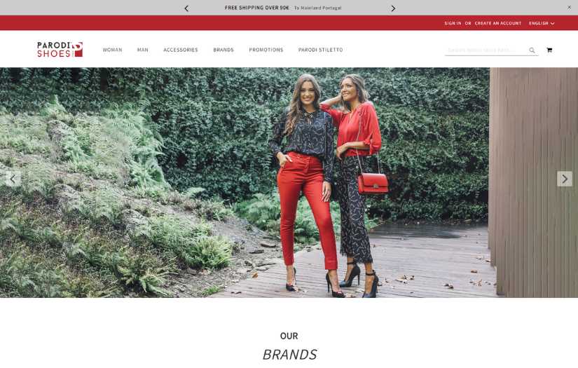 Parodi Shoes screenshot 1